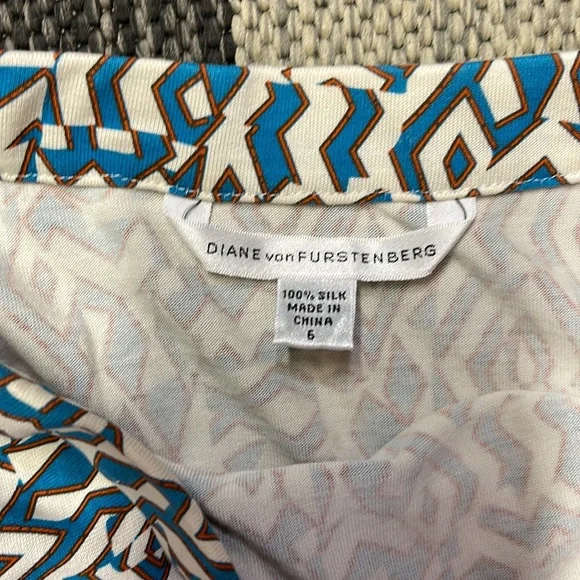 Diane Von Furstenberg 100% Silk Strapless Dresses (2) Size 6 - Picture 3 of 3